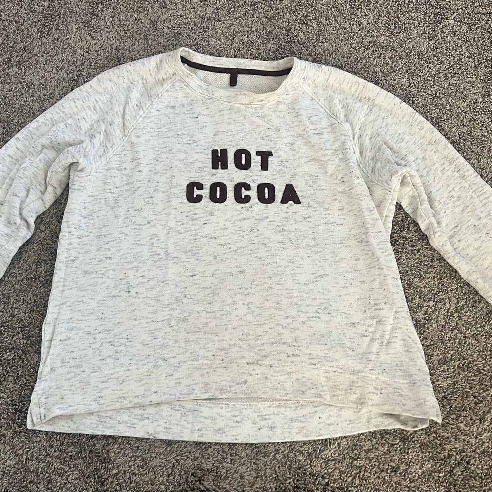 Lou & Grey Hot Cocoa lightweight sweatshirt